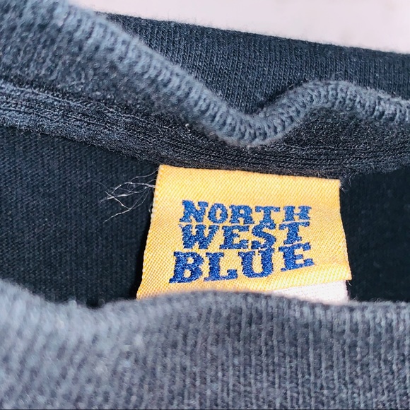 Mens NORTH WEST BLUE Short Sleeve Black T-Shirt XL - Picture 3 of 3